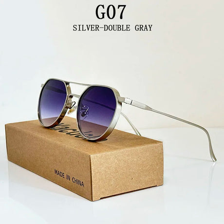 Vintage Fashion Oval Men Sunglasses