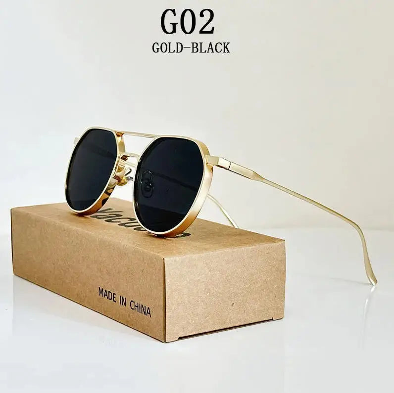 Vintage Fashion Oval Men Sunglasses
