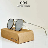 Vintage Fashion Oval Men Sunglasses