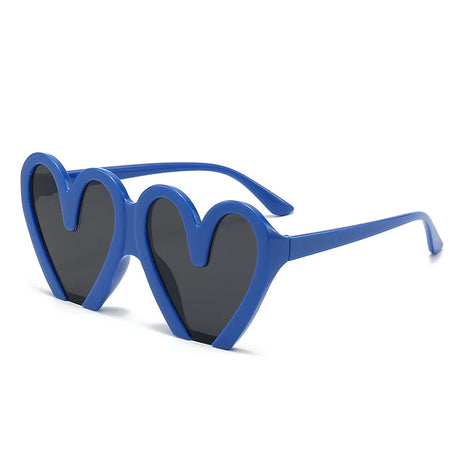 Blue Vintage Heart Core Sunglasses