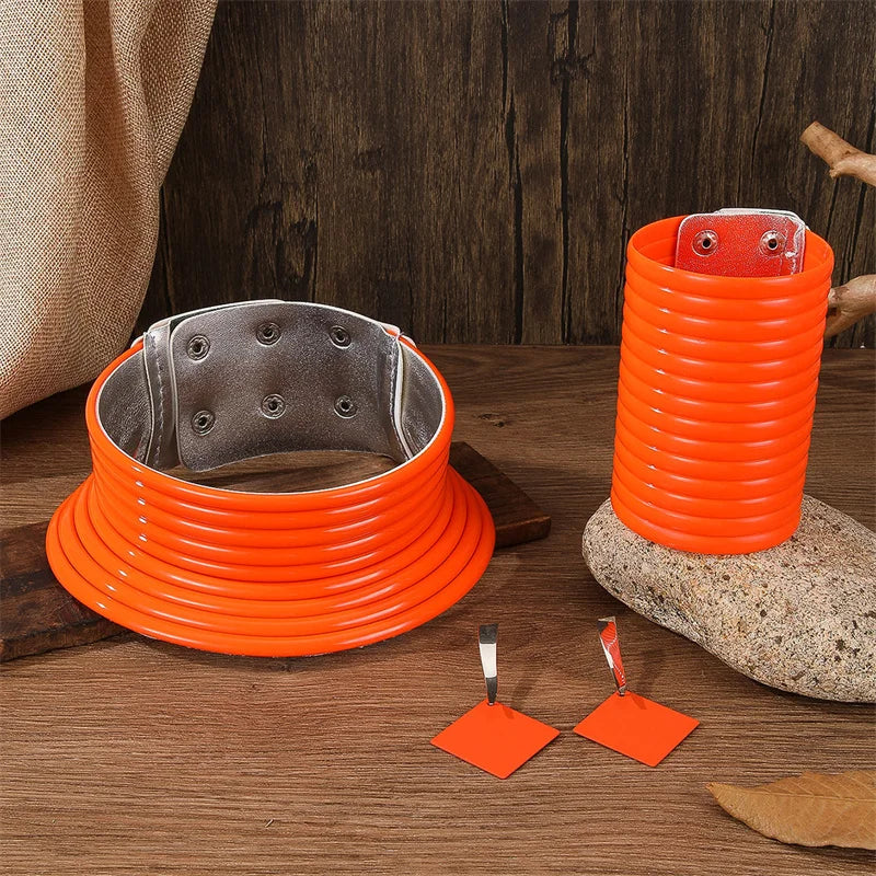 orange jewelry set