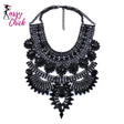 Vintage Maxi Large Collar Necklace Sassy Chick Logo