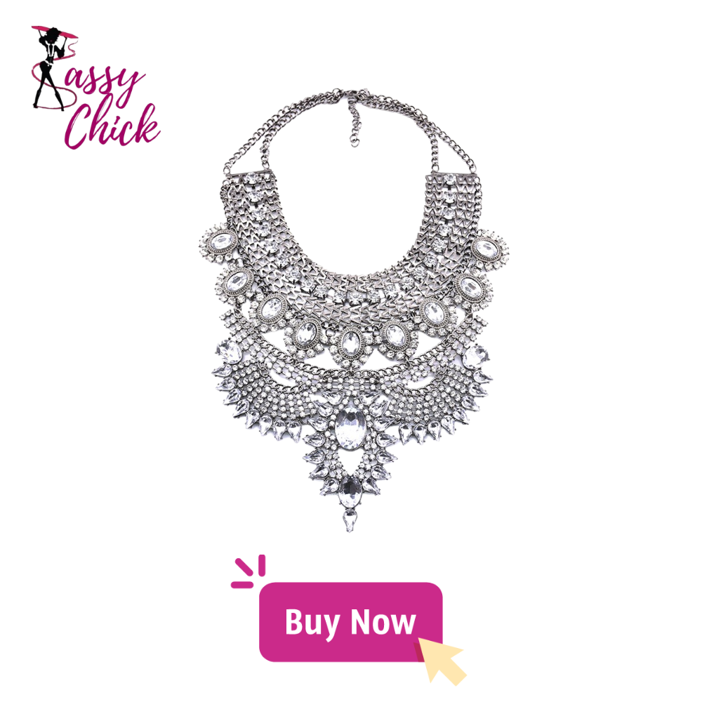 Vintage Maxi Large Collar Necklace