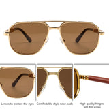 Details of Vintage Metal Double Bridge Sunglasses