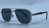 Vintage Metal Double Bridge Sunglasses
