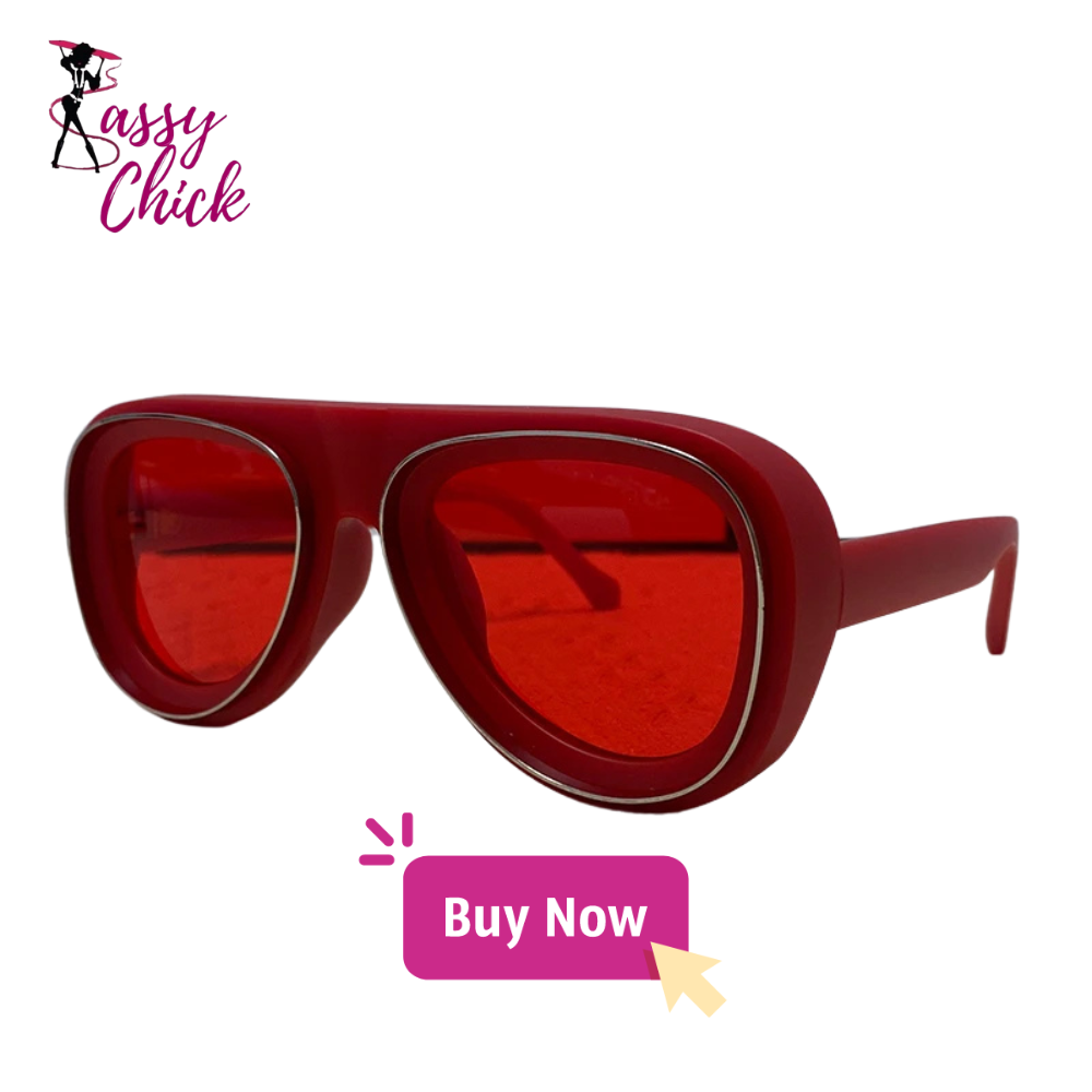 Vintage Oval Frame Steampunk Sunglasses