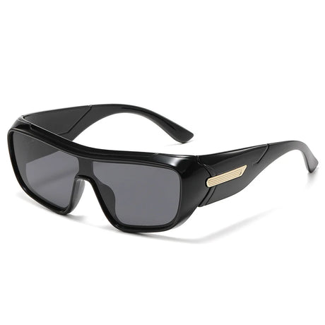 Black Vintage Oversized Square Hip Hop Sexy Sunglasses