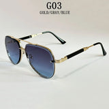 Vintage Retro Oval Men Sunglasses