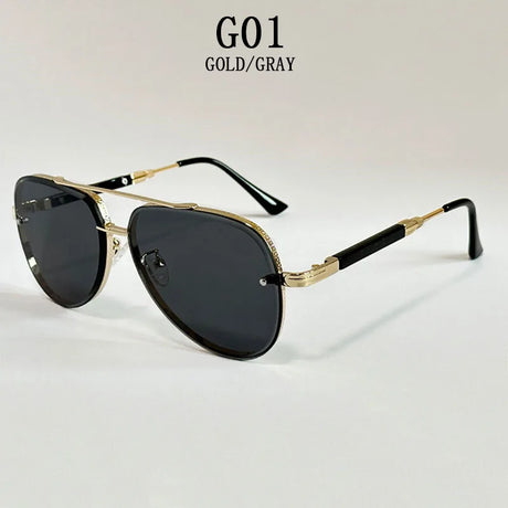 `Vintage Retro Oval Men Sunglasses