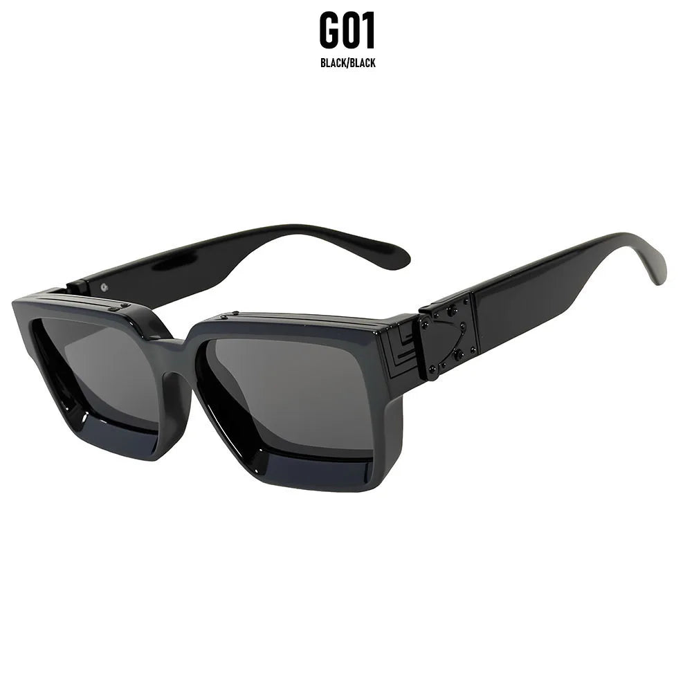 Vintage Retro Square Men Sunglass