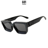 Vintage Retro Square Men Sunglass