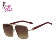 Vintage Retro Square Men Sunglasses Sassy Chick Logo