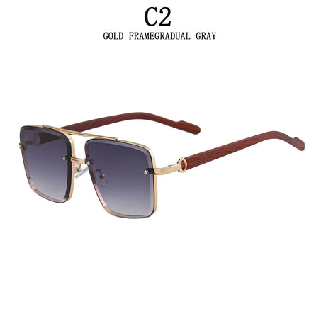 Vintage Retro Square Men Sunglasses