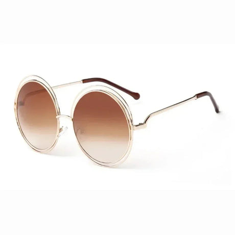 gradient brown lens sunglasses