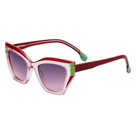 Vintage Sexy Cat Eye Sunglasses red