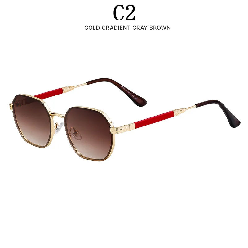 Vintage Square Designer Men Sunglasses