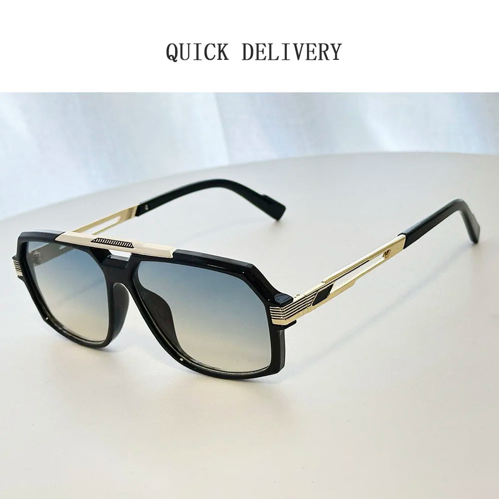 Vintage Square Luxury Men Sunglasses