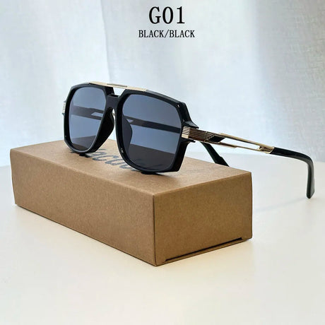 Vintage Square Luxury Men Sunglasses