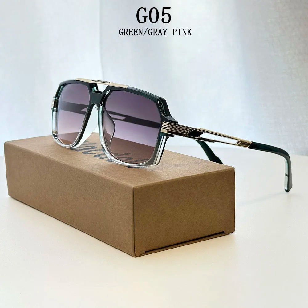 Vintage Square Luxury Men Sunglasses