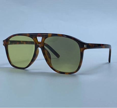Vintage Square Pilot Outdoor Punk Sunglasses
