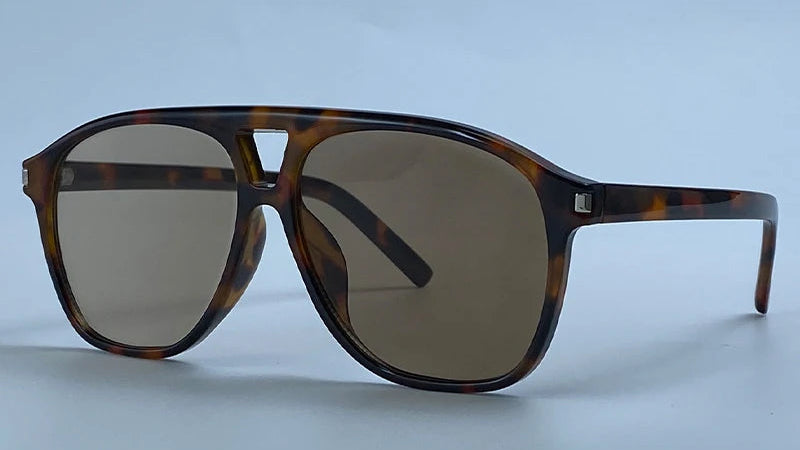 Vintage Square Pilot Outdoor Punk Sunglasses