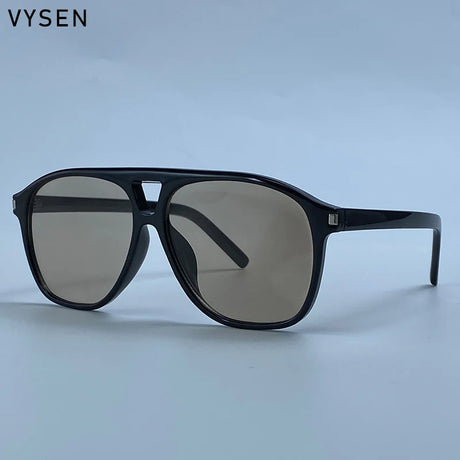 Vintage Square Pilot Outdoor Punk Sunglasses