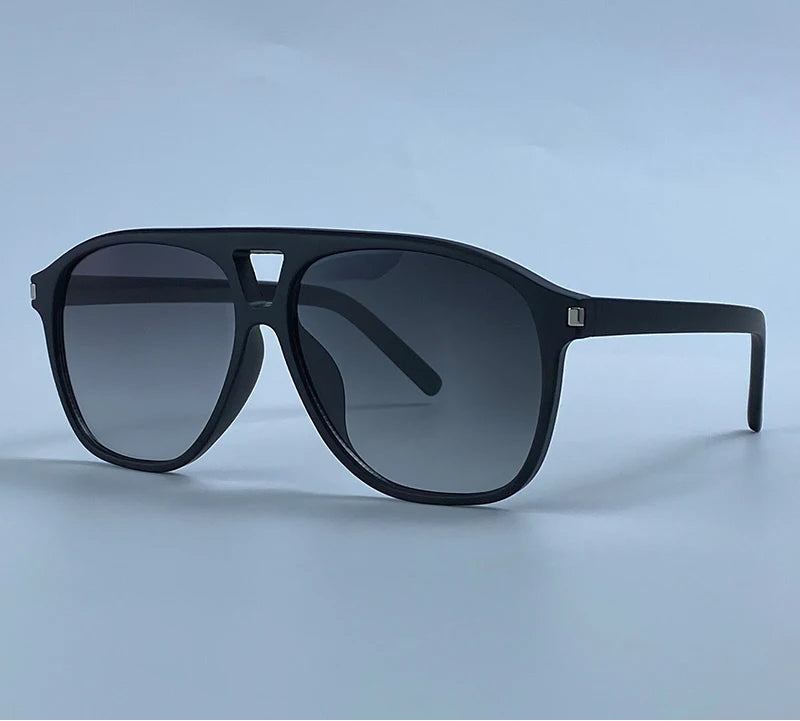 Vintage Square Pilot Outdoor Punk Sunglasses
