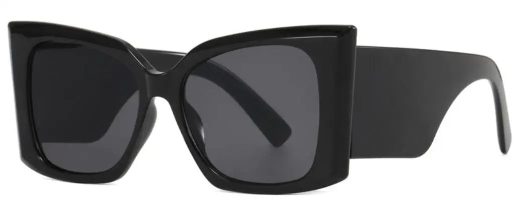 Vintage Square Thick Frame Retro Oversized Sunglasses