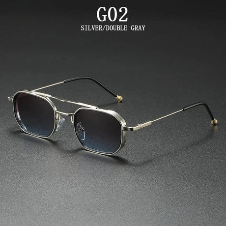 Vintage Steampunk Square Men Sunglasses