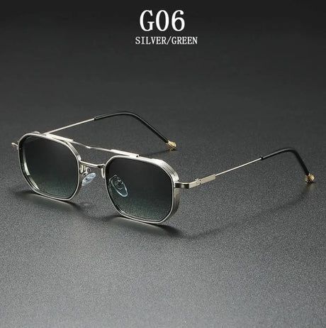 Vintage Steampunk Square Men Sunglasses