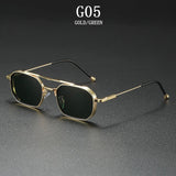 Vintage Steampunk Square Men Sunglasses