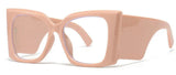 Vintage Trend Big Frame Anti Blue Light Blocking Glasses