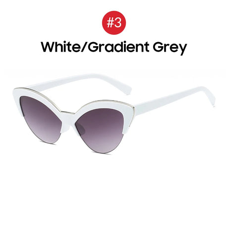 Vintage UV400 Gradient Women Cat Eye Sunglasses