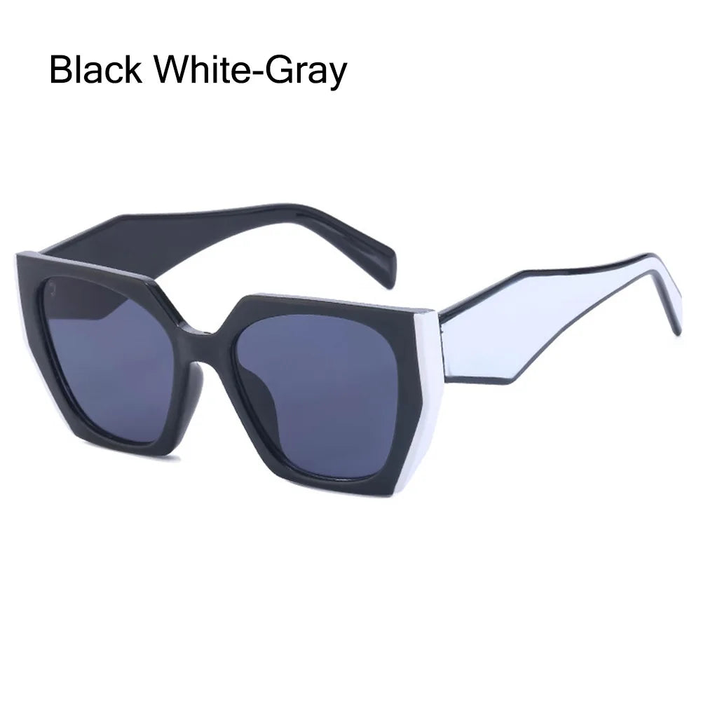 Vintage  UV400 Protection Irregular Cat Eye Sunglasses