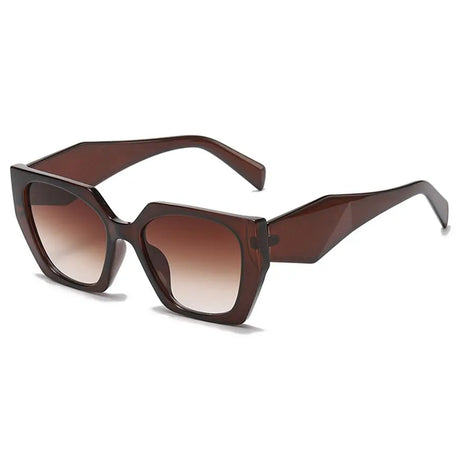 Vintage  UV400 Protection Irregular Cat Eye Sunglasses