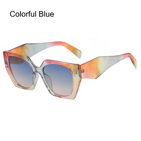Vintage  UV400 Protection Irregular Cat Eye Sunglasses