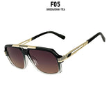 Vintage UV400 Protection Square Men Sunglasses