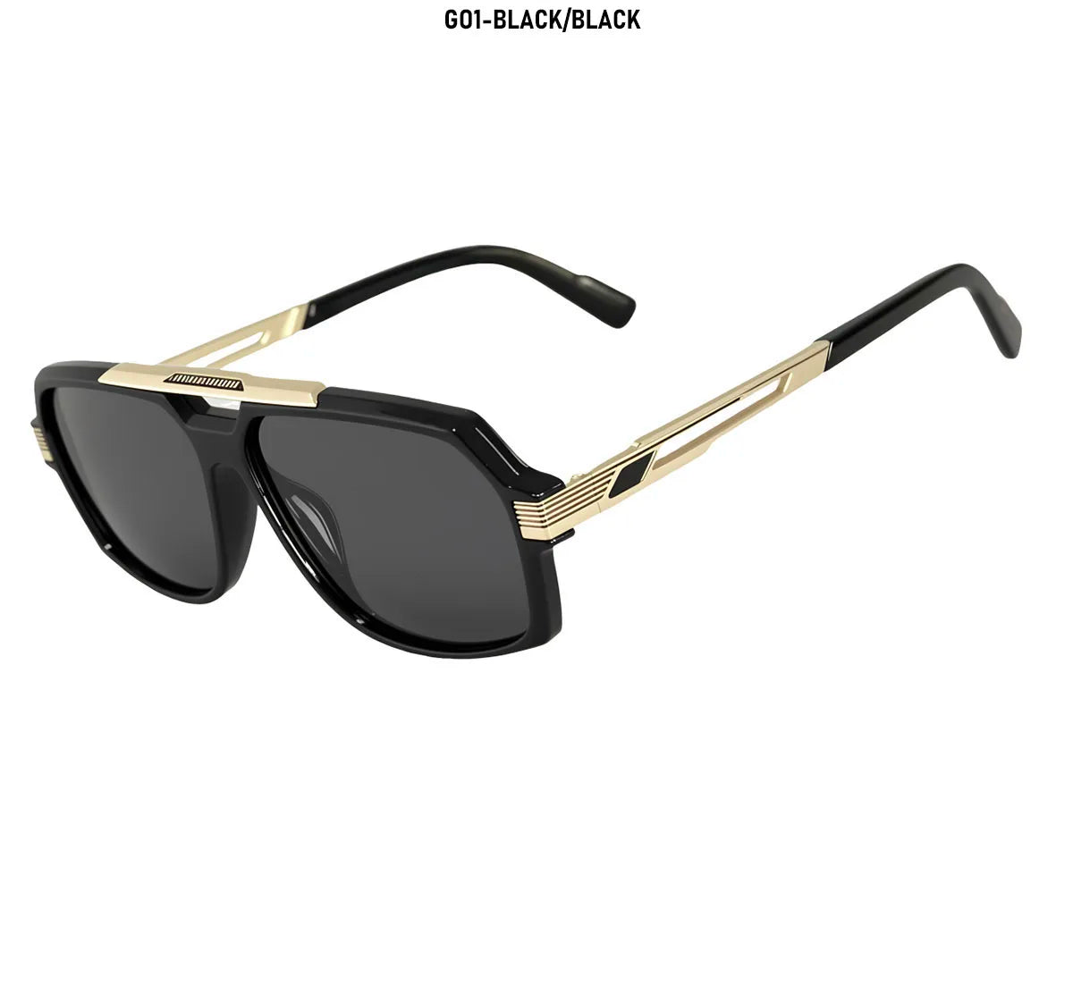 Vintage UV400 Protection Square Men Sunglasses
