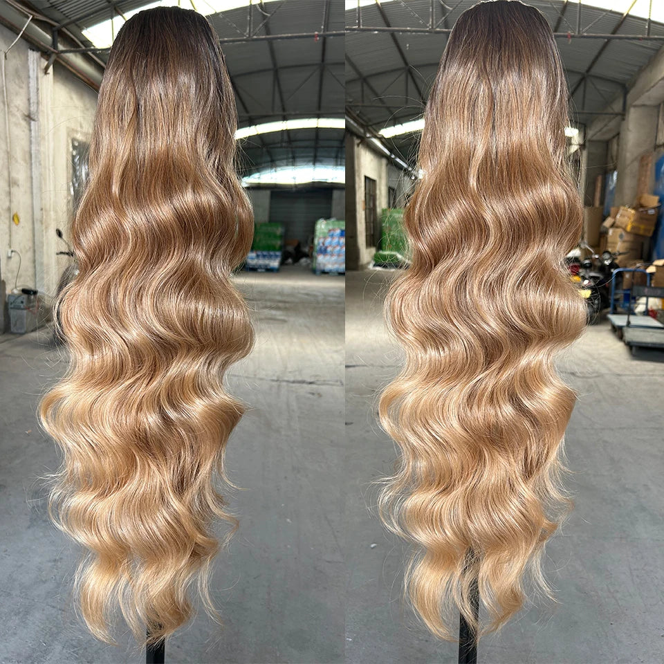 Brown Wavy 28Inches Clip in Synthetic Hair Extension