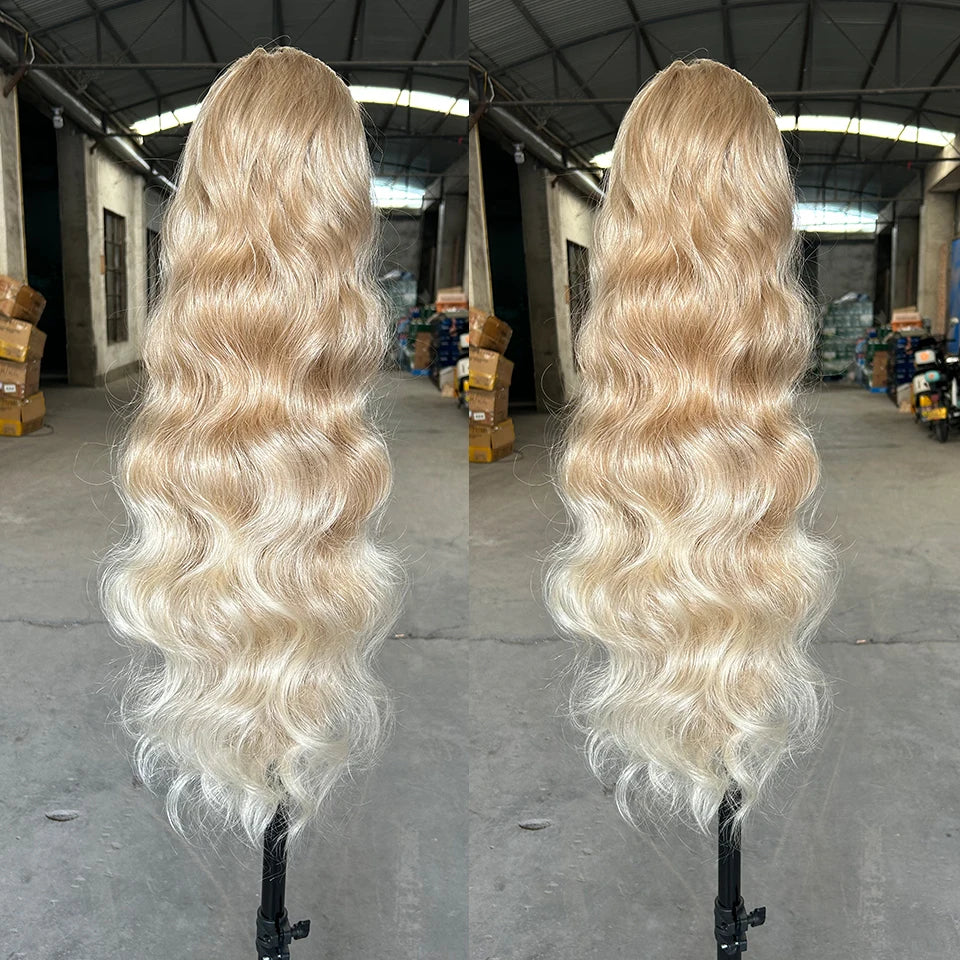Blonde Wavy 28Inches Clip in Synthetic Hair Extension