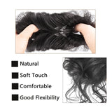 Black Wavy Curly Hair Bun
