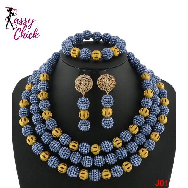 Wedding Beads Bridal Jewelry Set Sassy Chick Logo