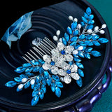 Wedding Bride Rhinestone Headdress Shiny Hair Ornaments