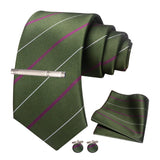 Brown necktie set
