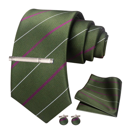 Brown necktie set