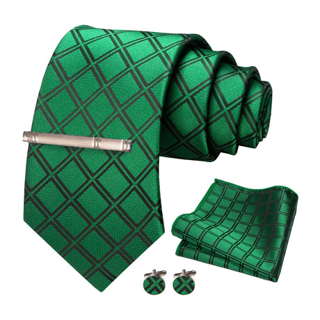 Green Necktie Set