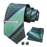 Green Necktie Set