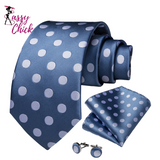 Wedding Party Tie Pocket Square Men Necktie Sassy Chick Logo