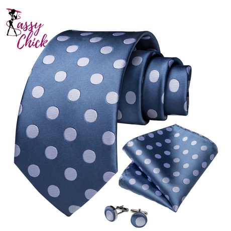 Wedding Party Tie Pocket Square Men Necktie Sassy Chick Logo