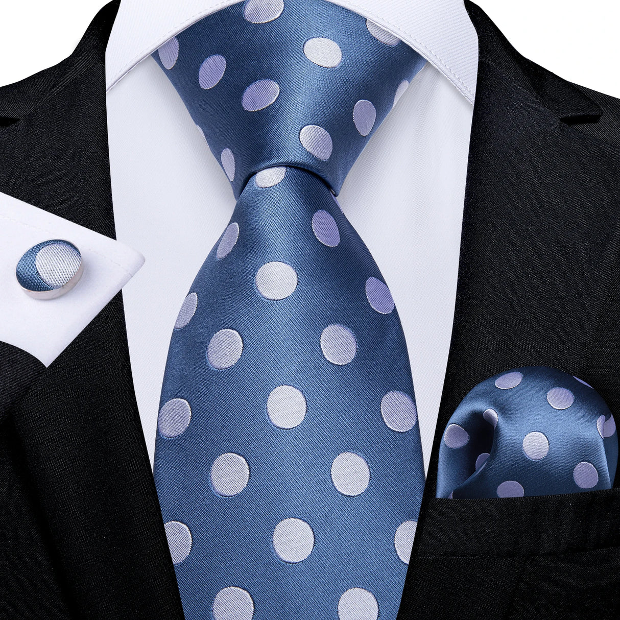 Wedding Party Tie Pocket Square Men Necktie
